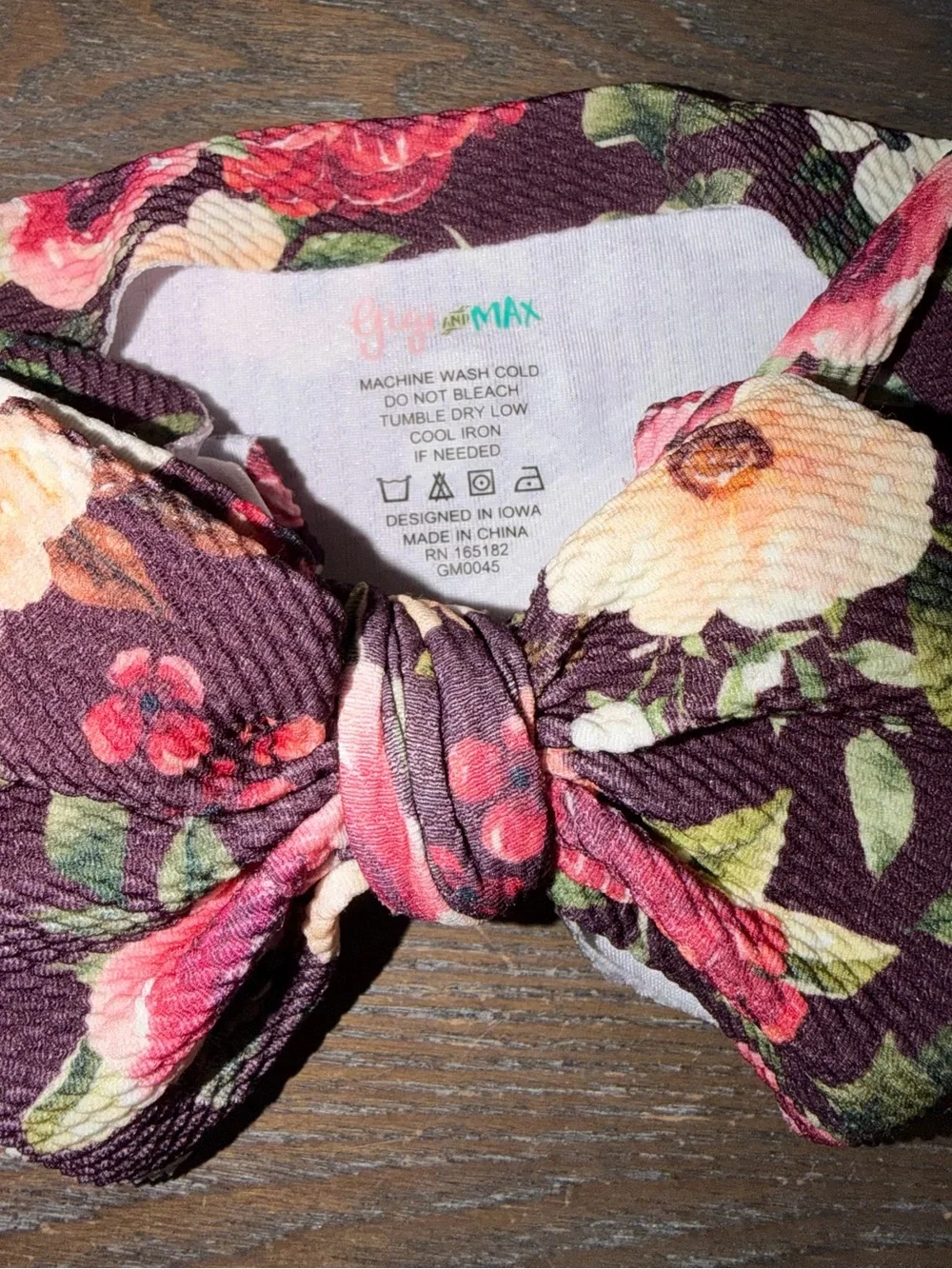 Gigi and Max Gianna Headwrap Bow (singular bow listing)